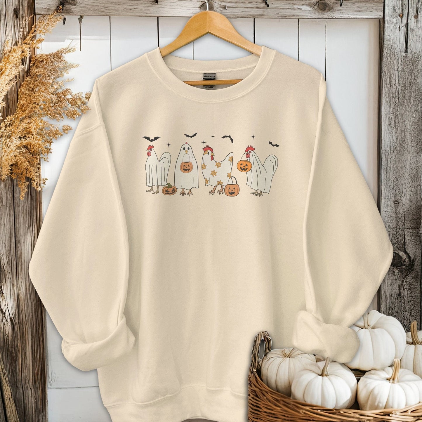 Ghostly Chickens Halloween Shirt