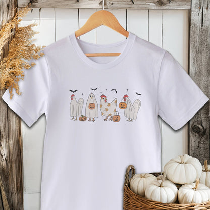 Ghostly Chickens Halloween Shirt