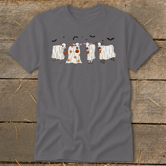 Ghostly Cows Halloween Classic Tee