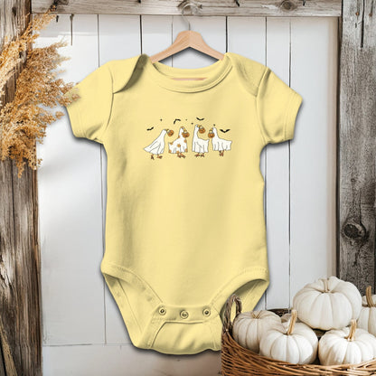 Ghostly Geese Halloween - Baby Shirt