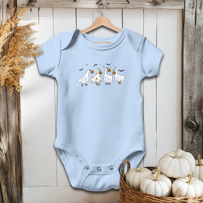 Ghostly Geese Halloween - Baby Shirt