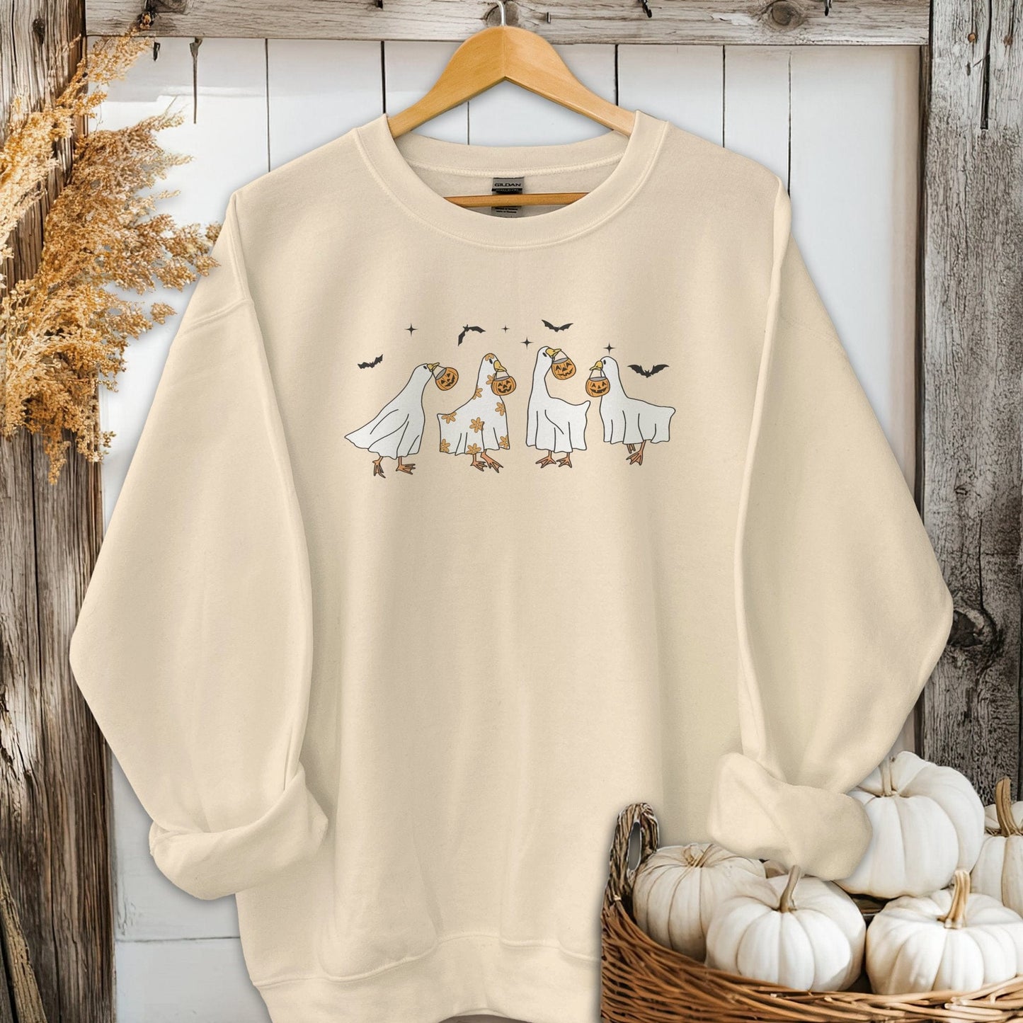 Ghostly Geese Halloween Shirt