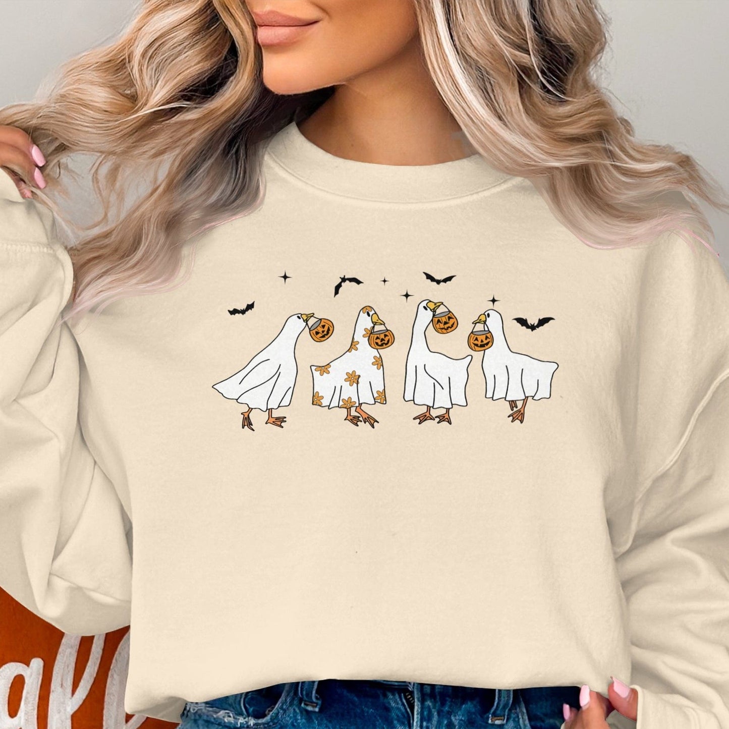 Ghostly Geese Halloween Shirt