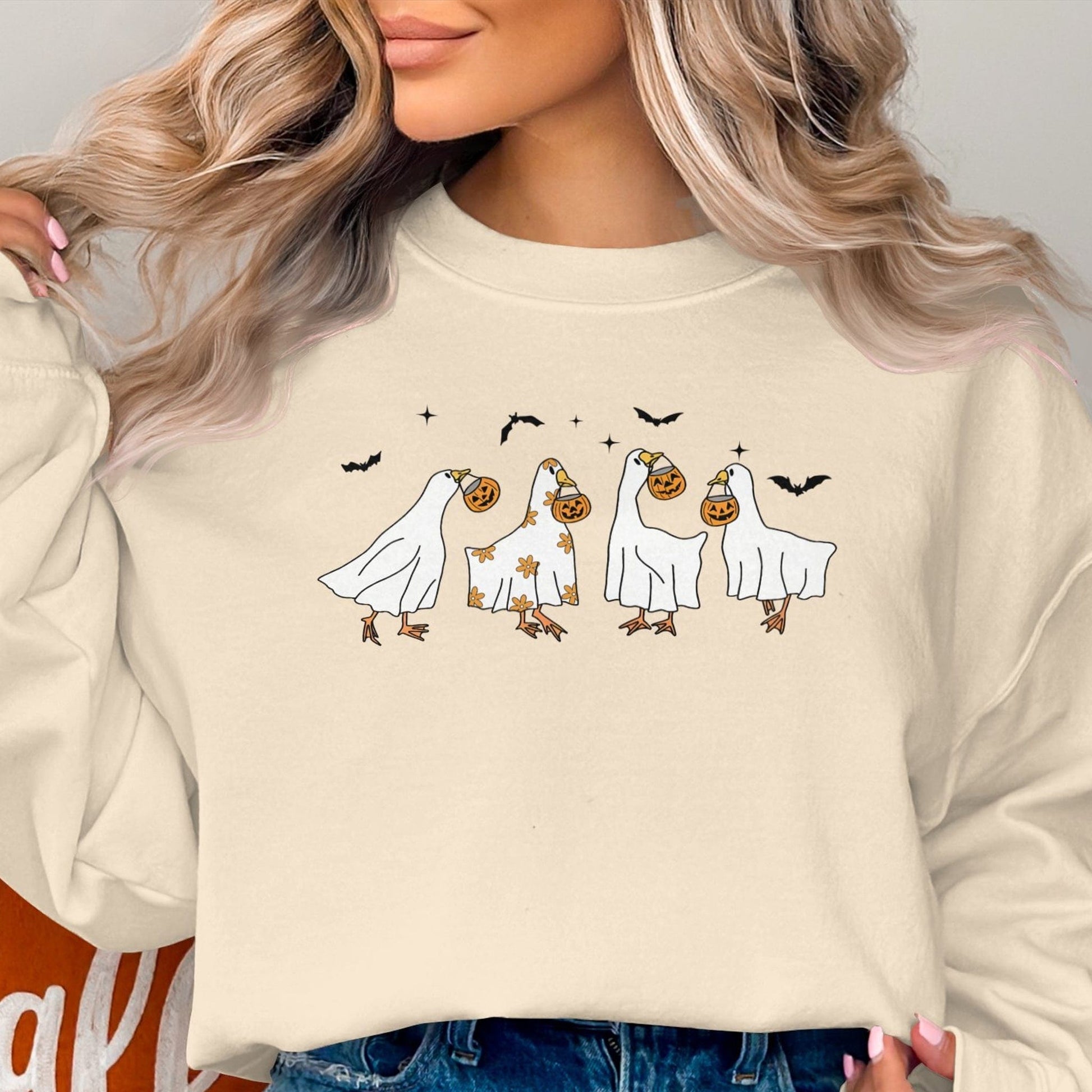 Ghostly Geese Halloween Shirt