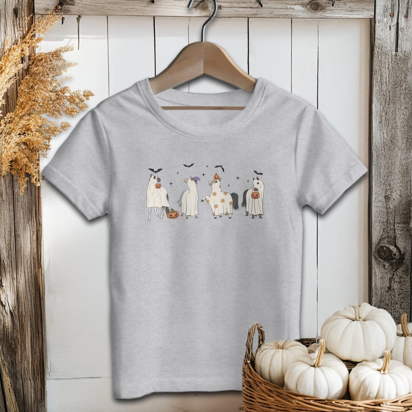 Ghostly Horses Halloween - Baby Shirt
