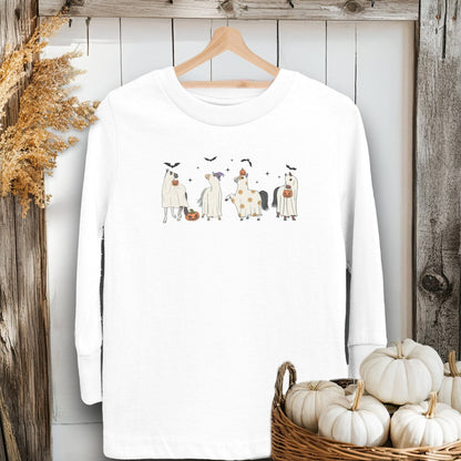 Ghostly Horses Halloween Youth Shirt