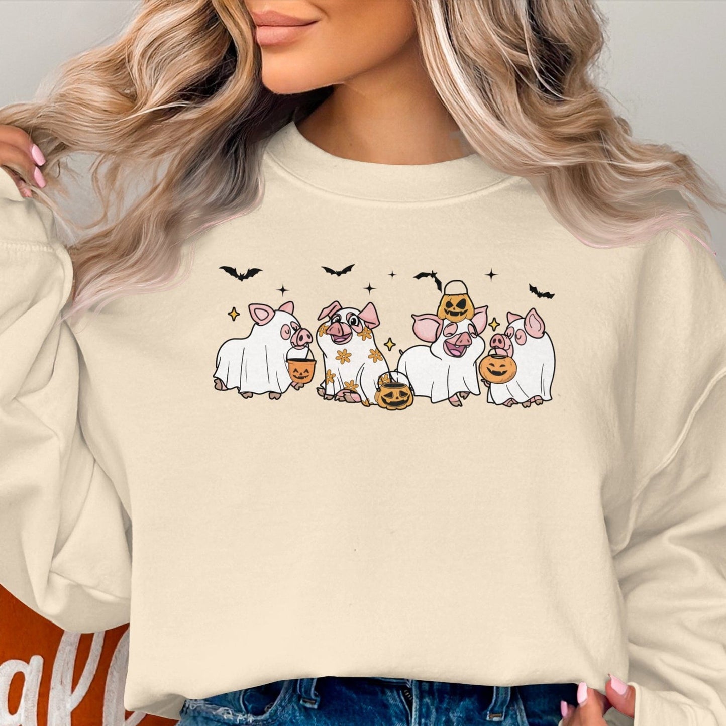 Ghostly Pigs Halloween Shirt