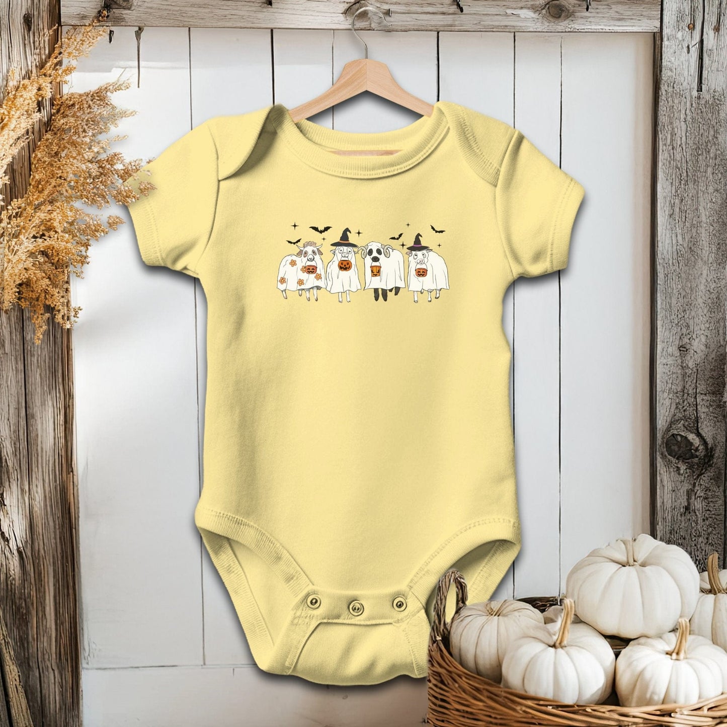 Ghostly Sheep Halloween - Baby Shirt