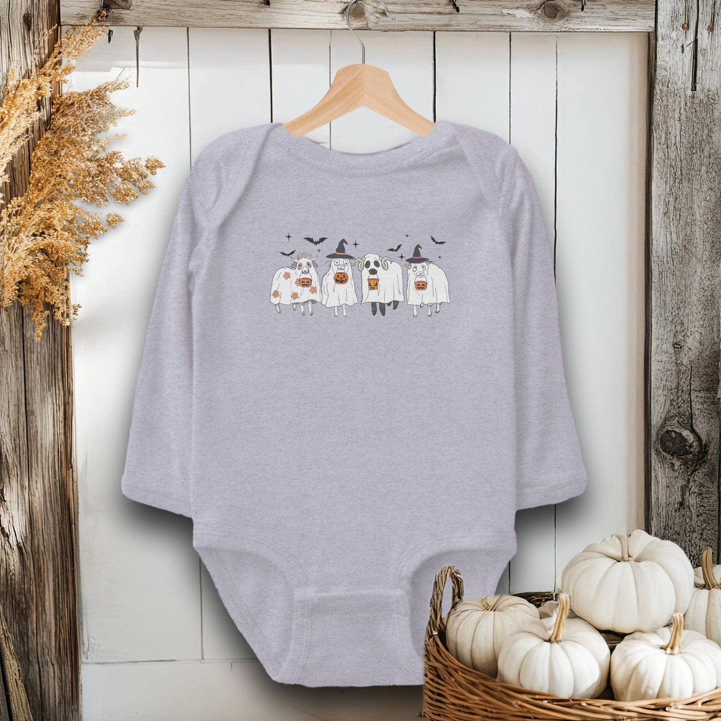 Ghostly Sheep Halloween - Baby Shirt