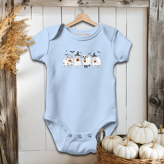 Ghostly Sheep Halloween - Baby Shirt