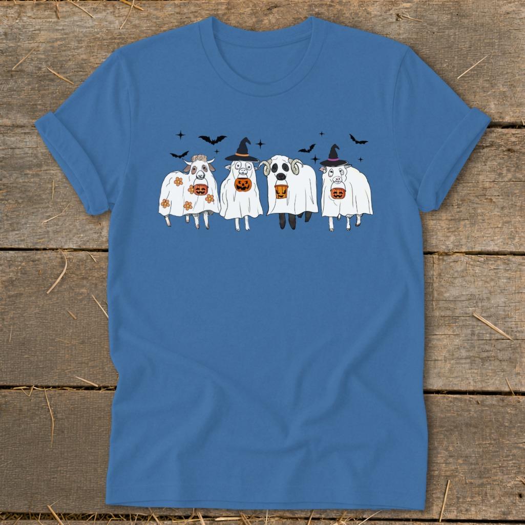 Ghostly Sheep Halloween Softstyle Tee