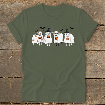 Ghostly Sheep Halloween Softstyle Tee