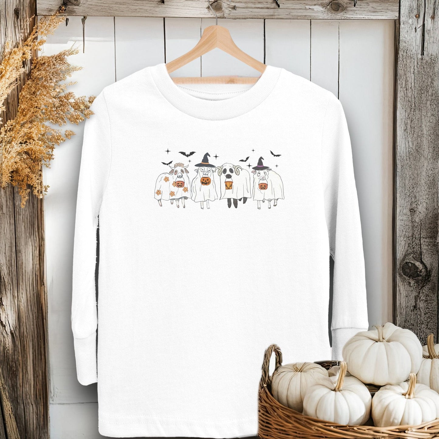 Ghostly Sheep Halloween Youth Shirt