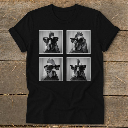 Glam Chicken Softstyle Tee - Black