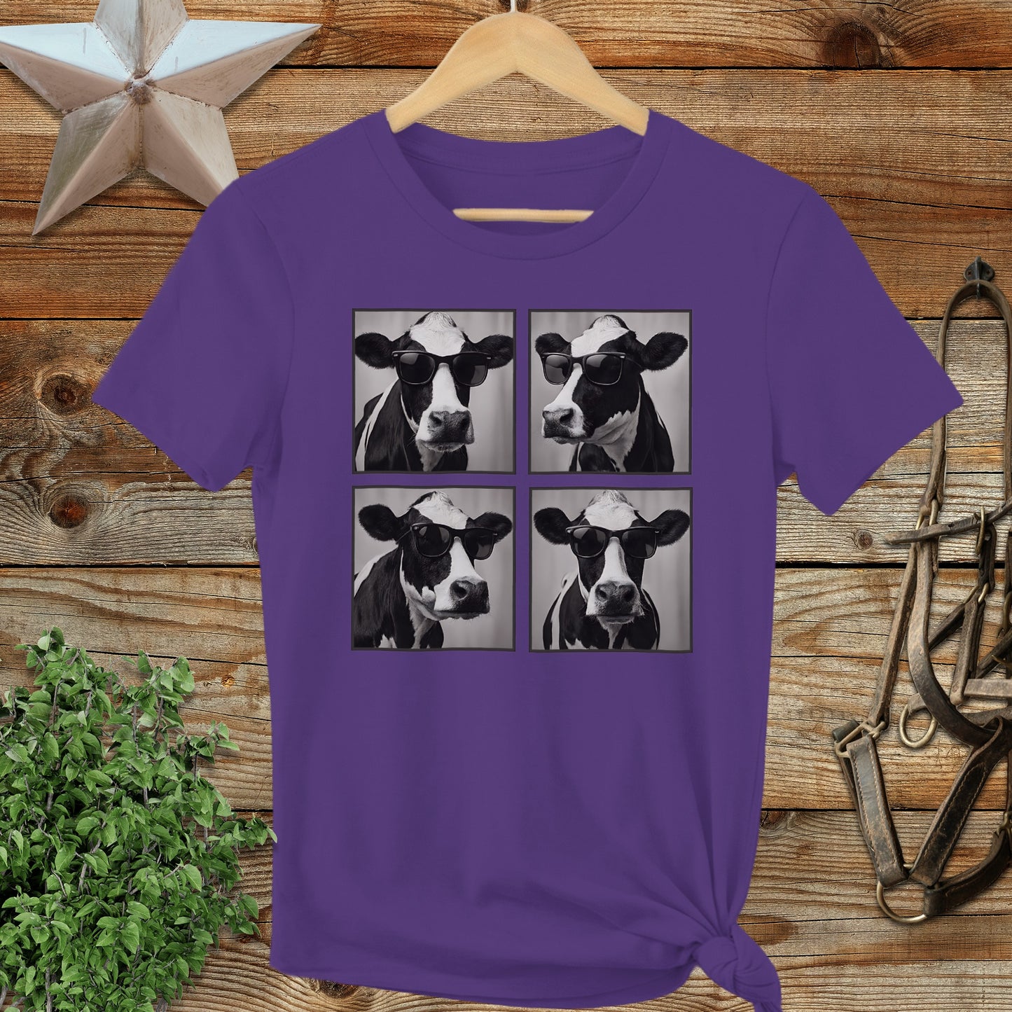 Glam Cow Ladies Tee