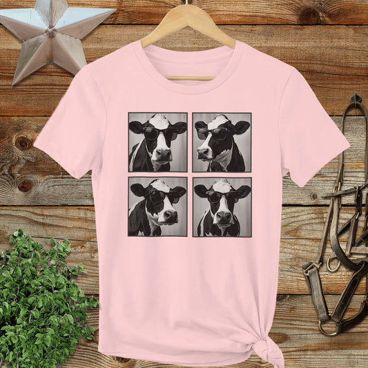 Glam Cow Ladies Tee