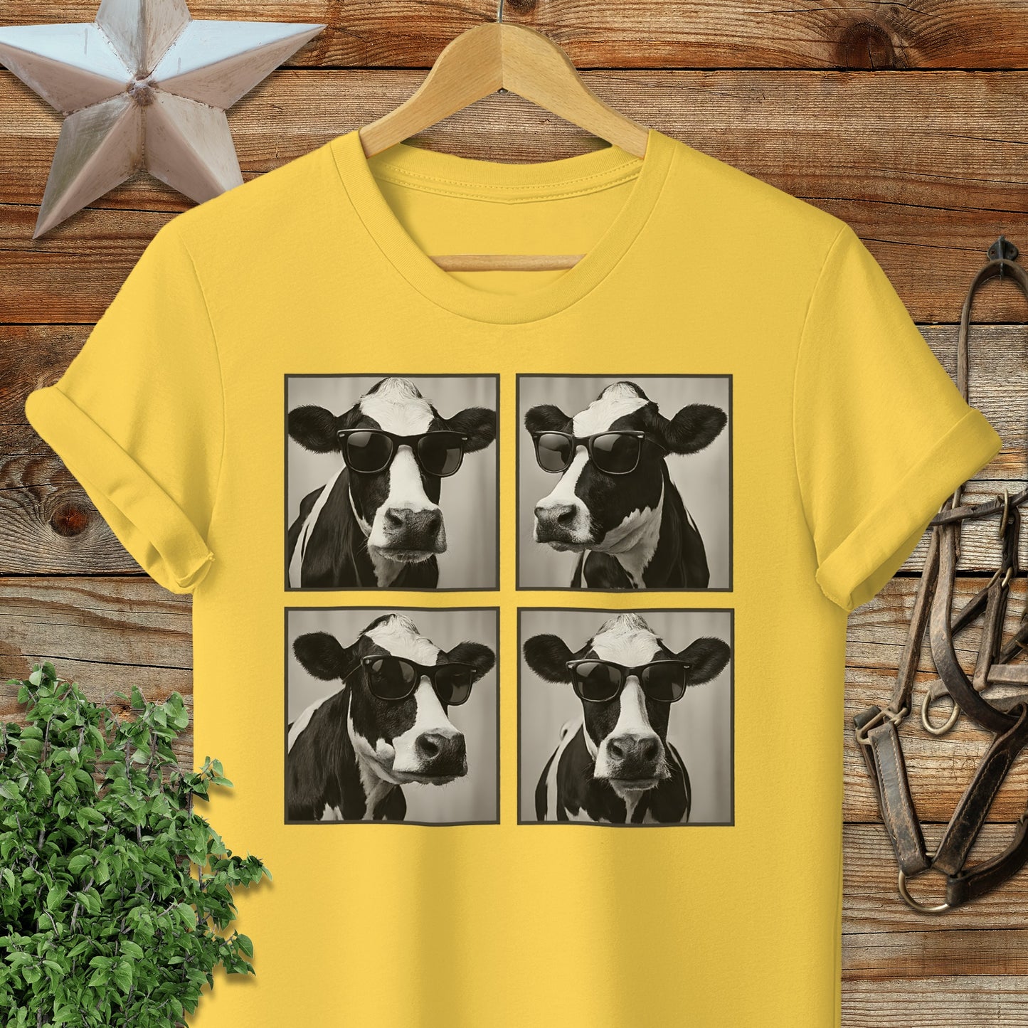 Glam Cow Softstyle Tee