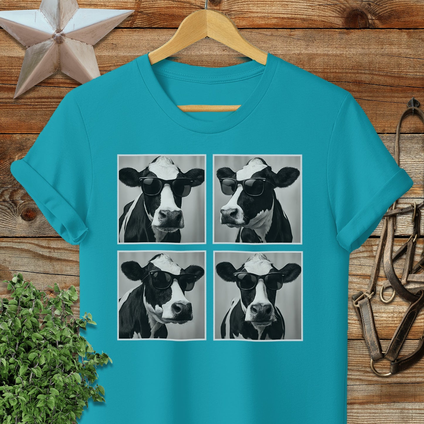 Glam Cow Softstyle Tee