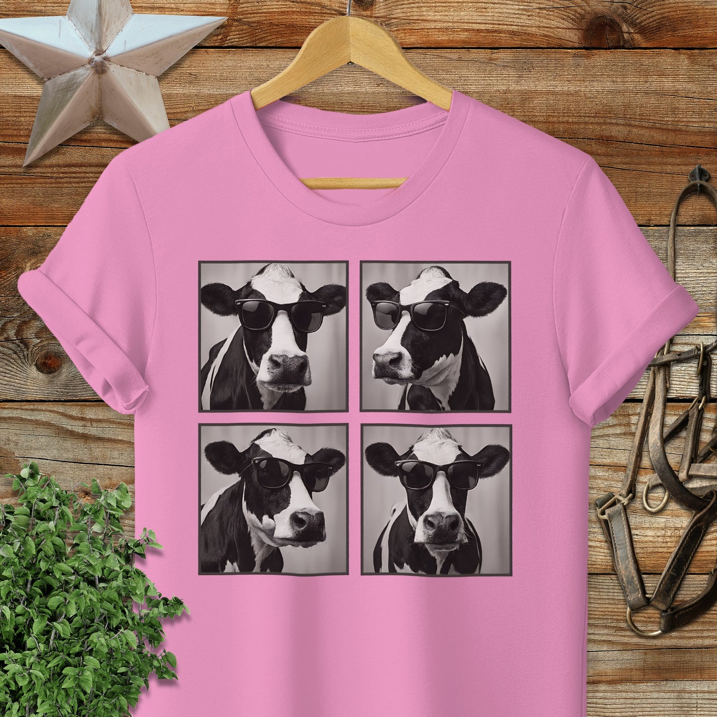 Glam Cow Softstyle Tee