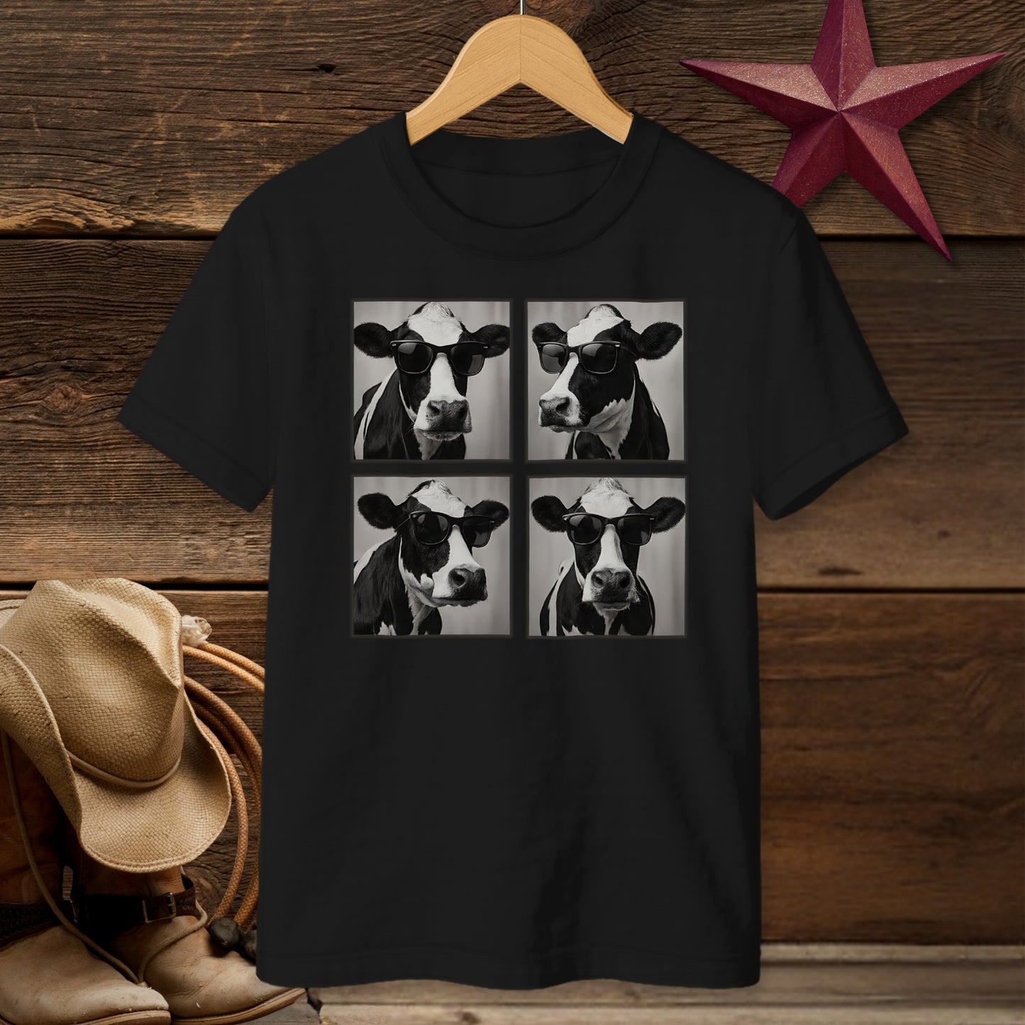 Glam Cow T-Shirt (Youth)