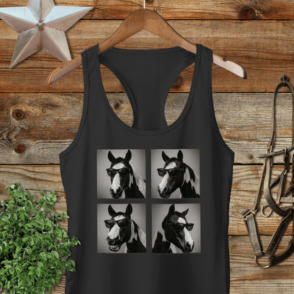 Glam Horse Racerback Tank