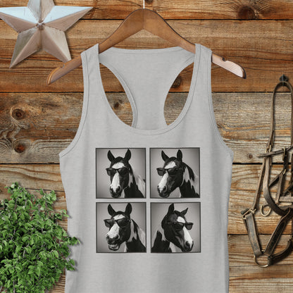 Glam Horse Racerback Tank