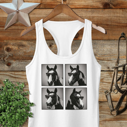Glam Horse Racerback Tank