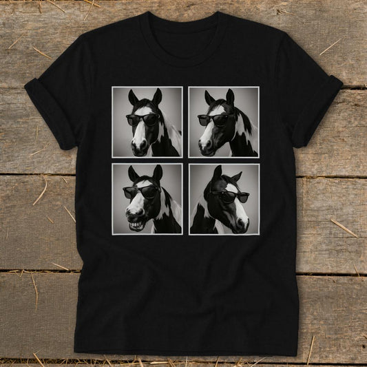 Glam Horse Softstyle Tee - Black