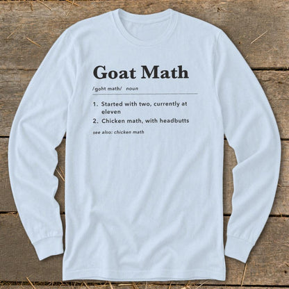 Goat Math Definition Long Sleeve Tee