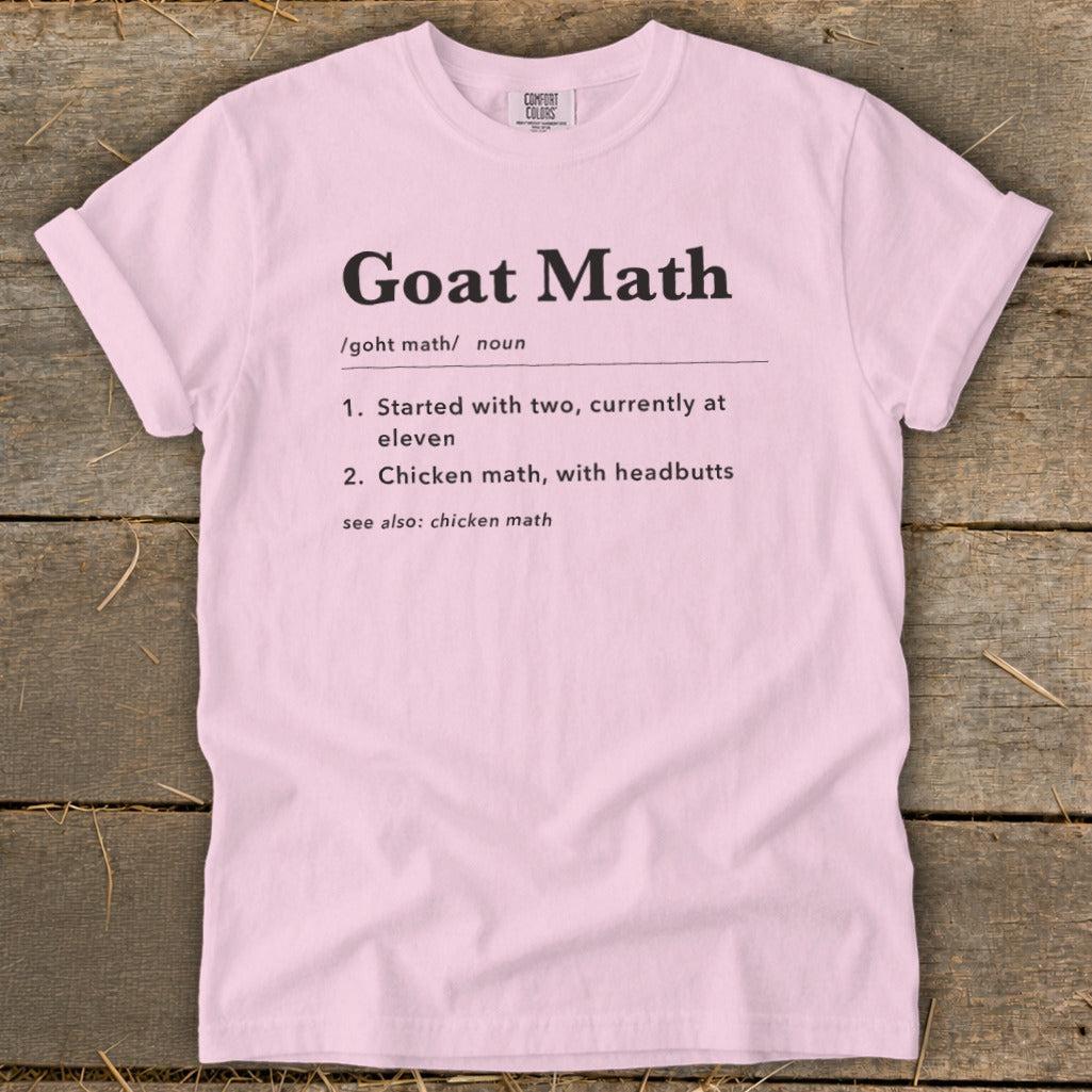 Goat Math Definition Signature Tee