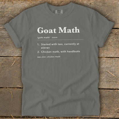 Goat Math Definition Signature Tee