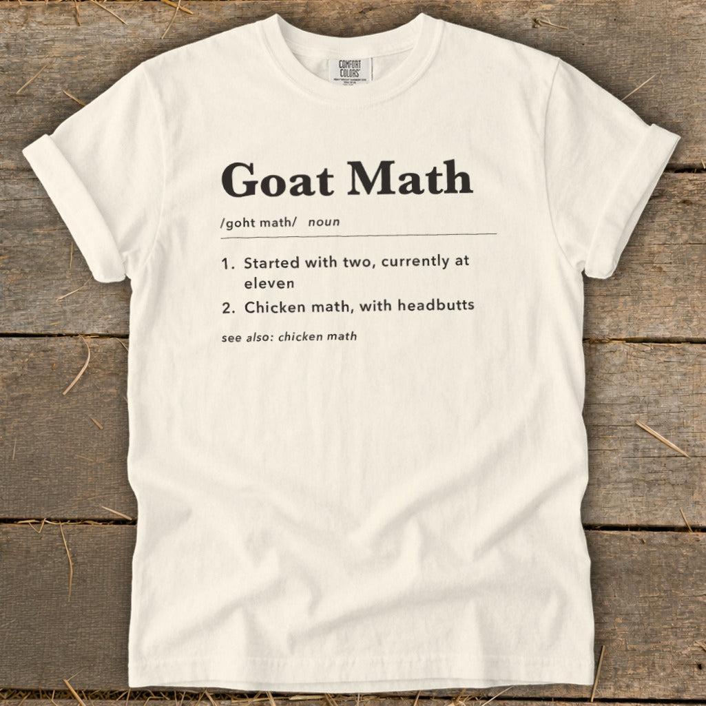 Goat Math Definition Signature Tee
