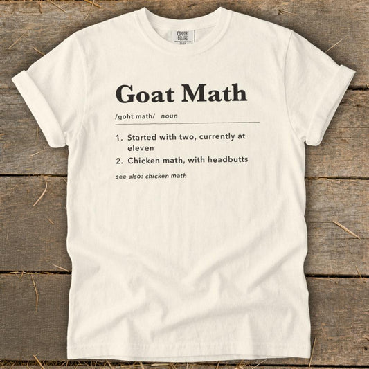 Goat Math Definition Signature Tee