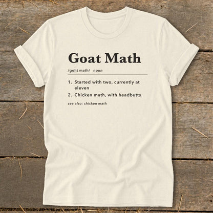 Goat Math Definition Softstyle Tee