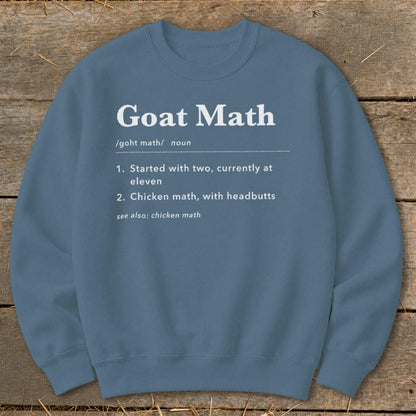 Goat Math Definition Sweatshirt