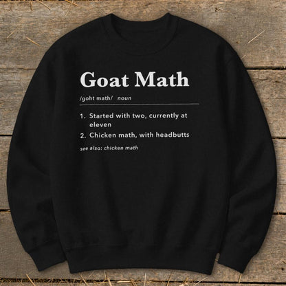 Goat Math Definition Sweatshirt