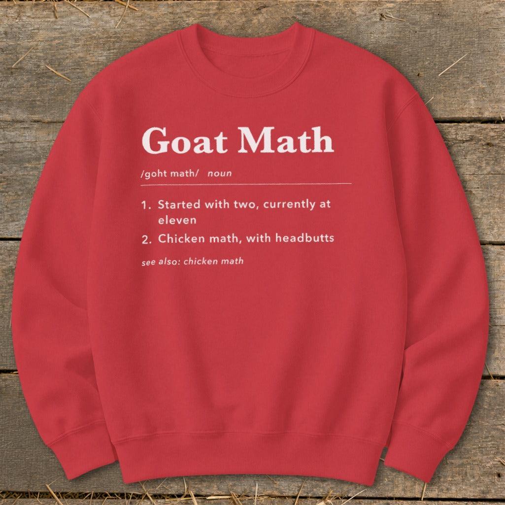 Goat Math Definition Sweatshirt