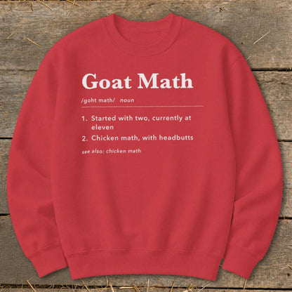 Goat Math Definition Sweatshirt