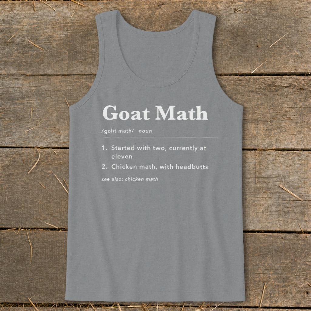 Goat Math Definition Tank Top