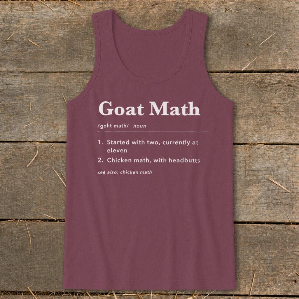 Goat Math Definition Tank Top