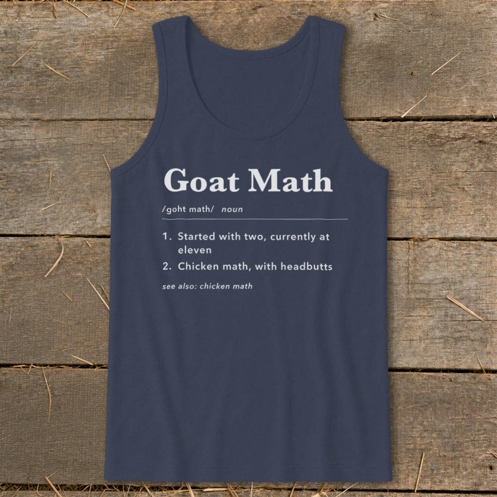 Goat Math Definition Tank Top