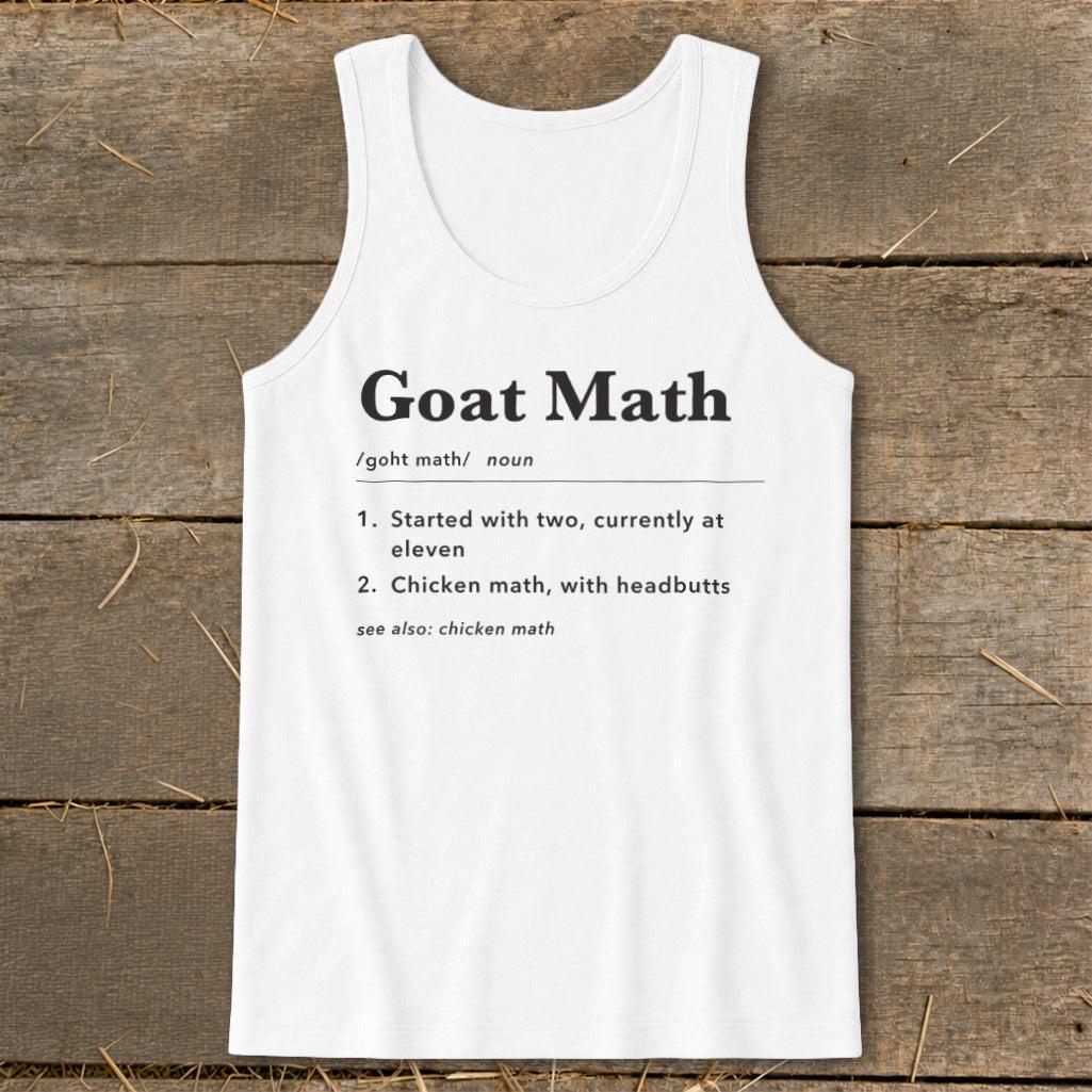 Goat Math Definition Tank Top