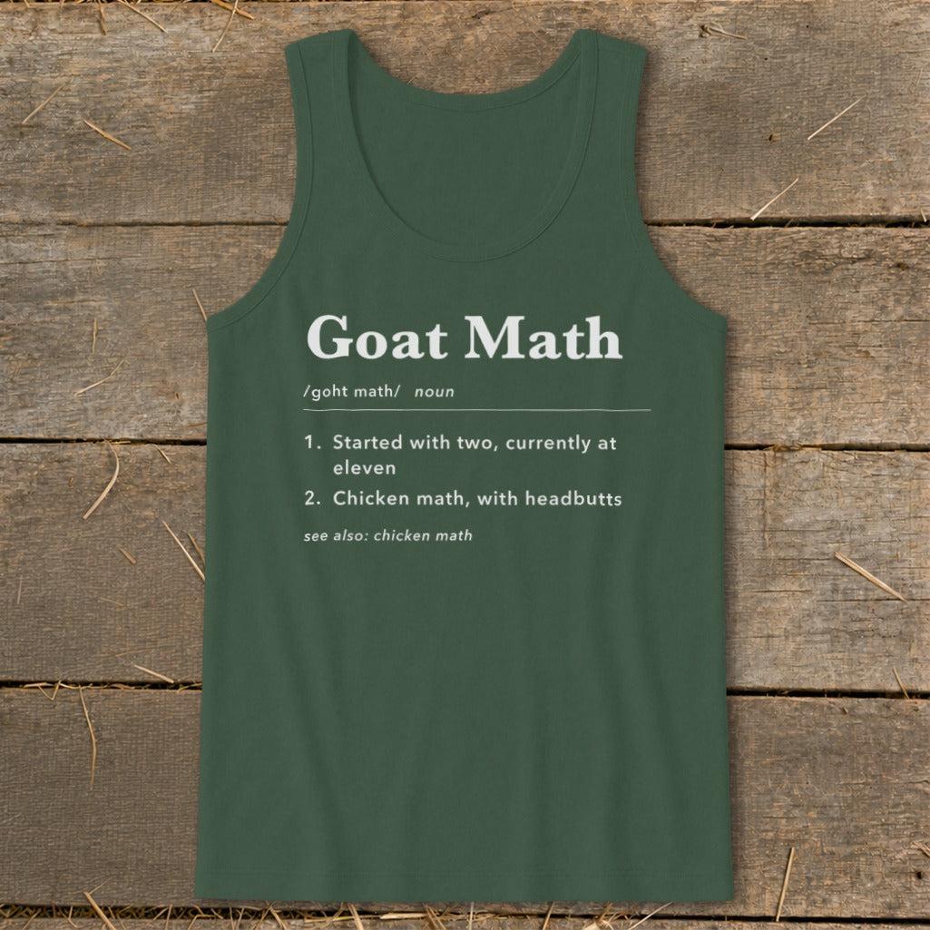 Goat Math Definition Tank Top