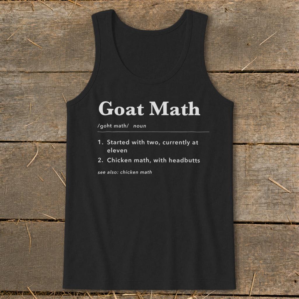 Goat Math Definition Tank Top