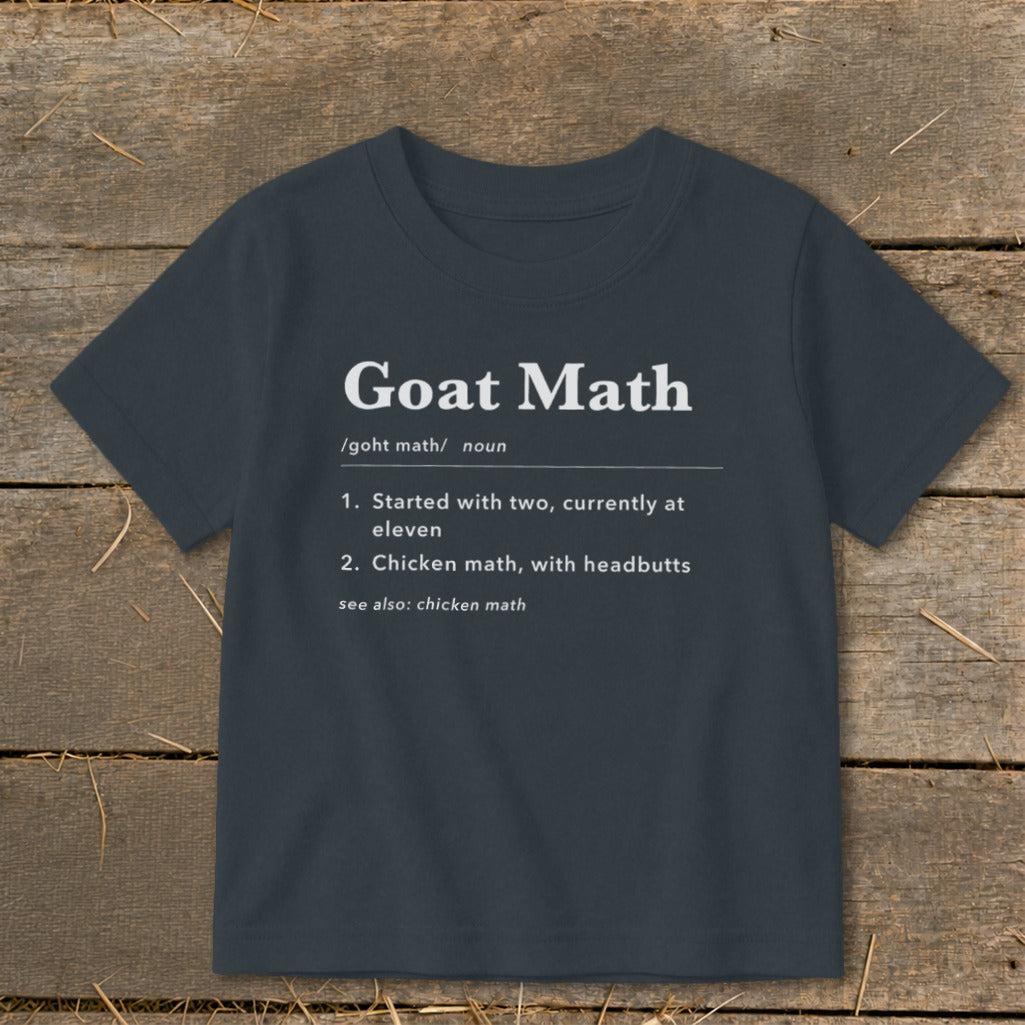 Goat Math Definition Toddler Tee