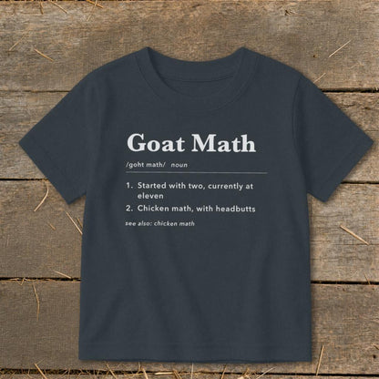 Goat Math Definition Toddler Tee