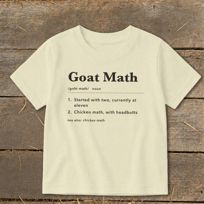 Goat Math Definition Toddler Tee