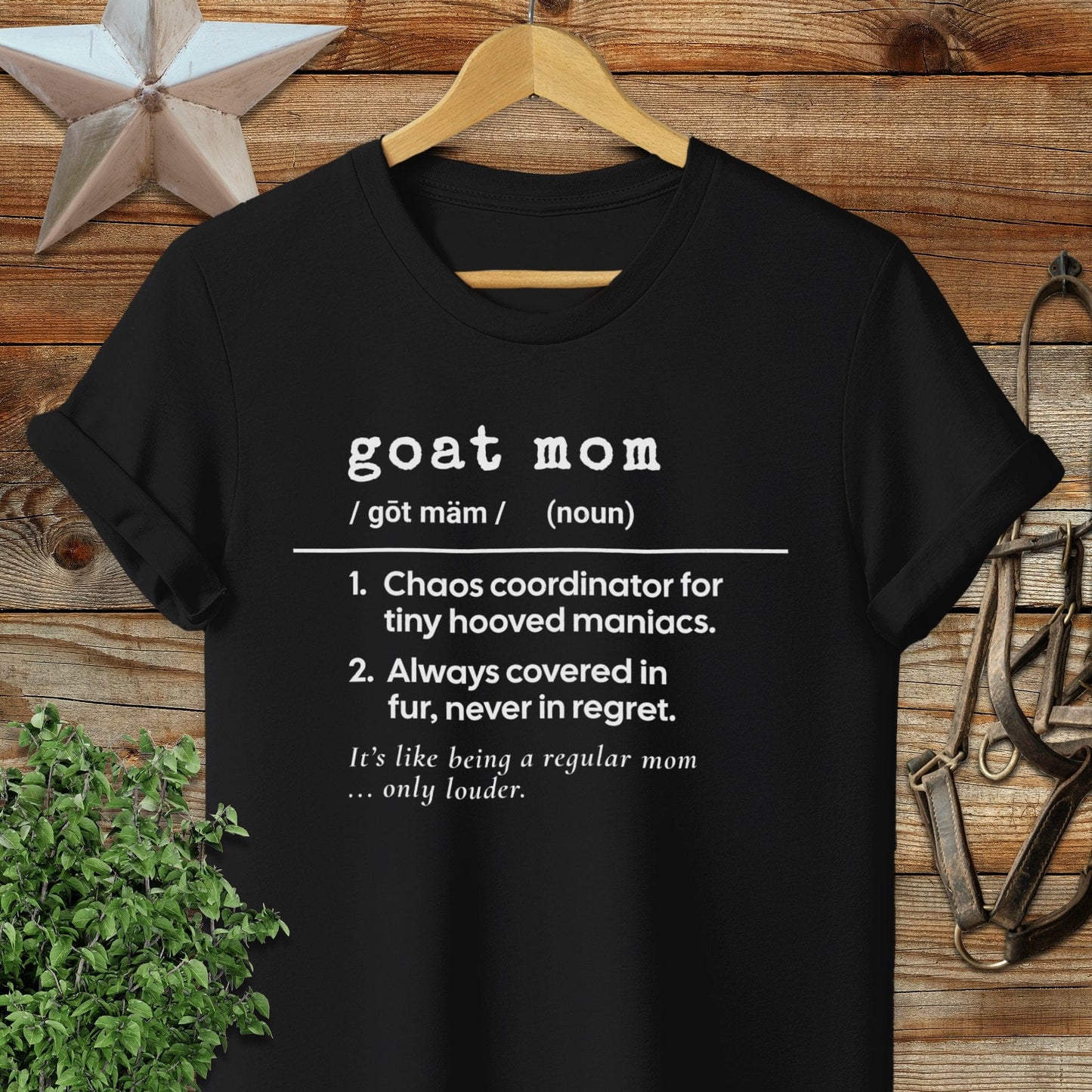 Goat Mom Definition Softstyle Tee
