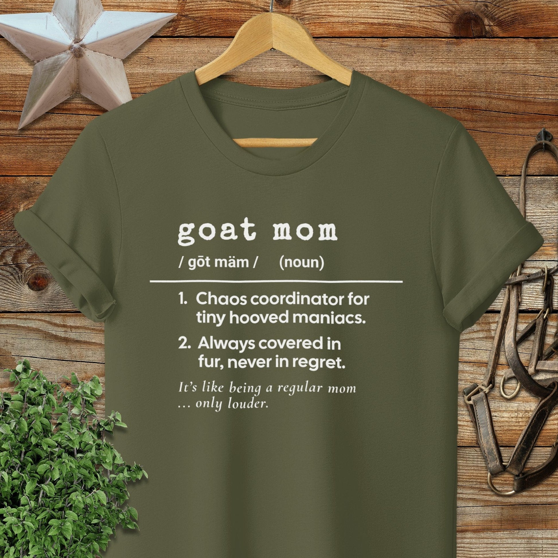 Goat Mom Definition Softstyle Tee