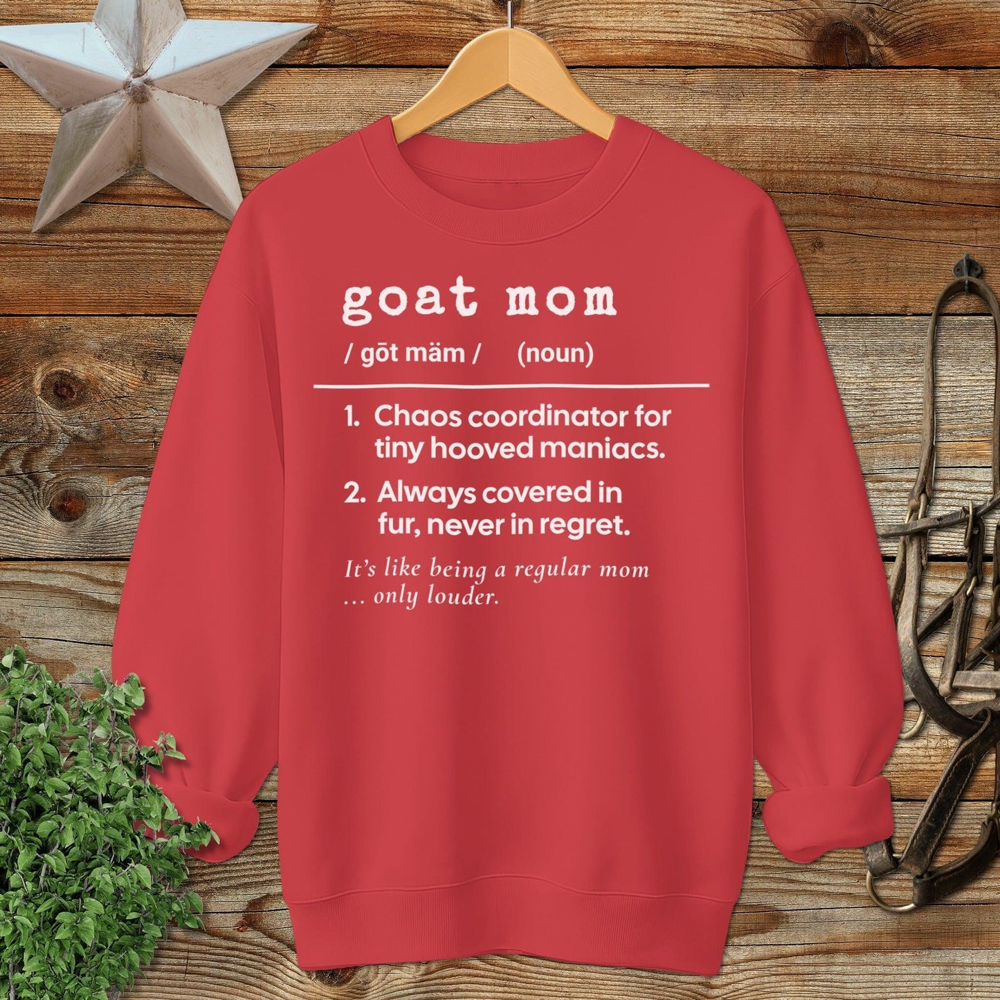 Goat Mom Definition Sweatshirt